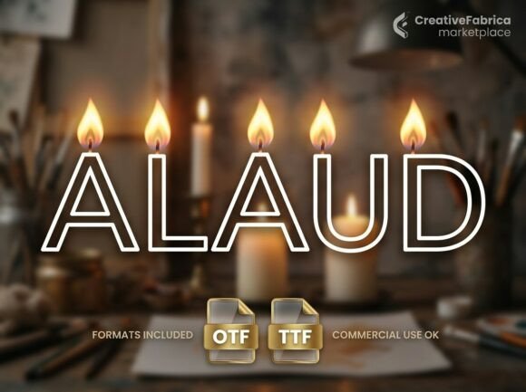 Alaud Display Font: Elevating Digital Brand Identity