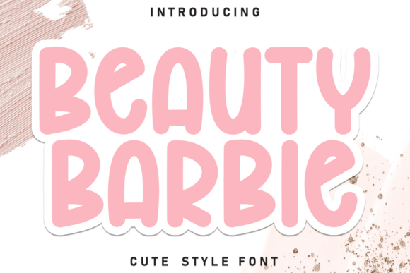 Beauty Barbie: A Captivating Handwritten Display Font for Editorial Design