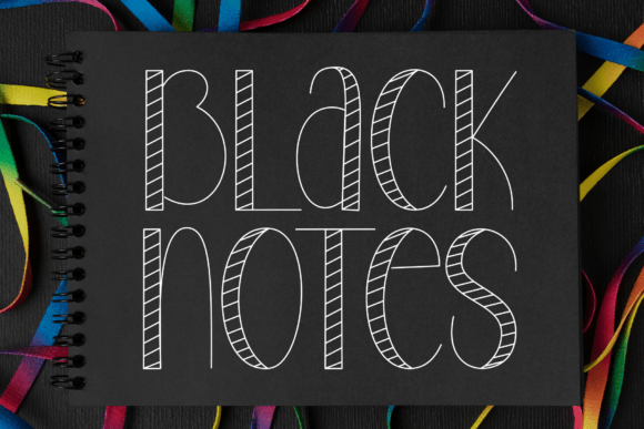 Black Notes: Handwritten Display Font for Elegant Web Design