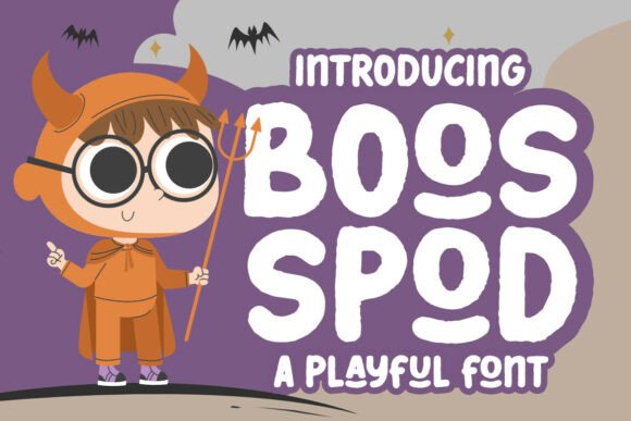 Boos Spod: The Playful Doodle Typeface for Handmade Branding