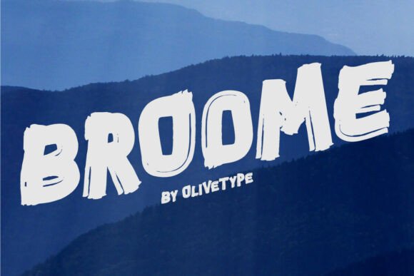 Broome Font Review: Bold Brush Display for Design