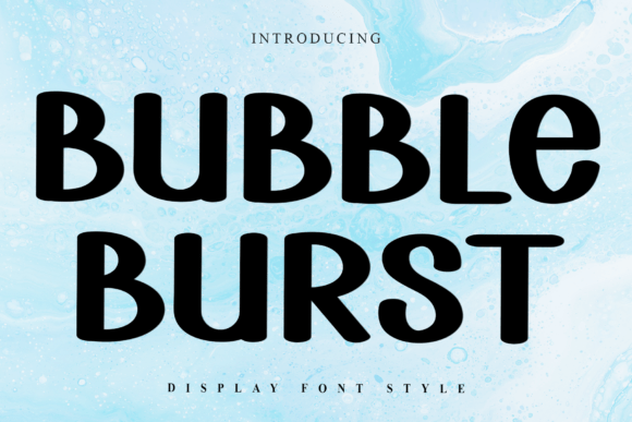 Bubble Burst Typeface Review for Holiday Editorial Design