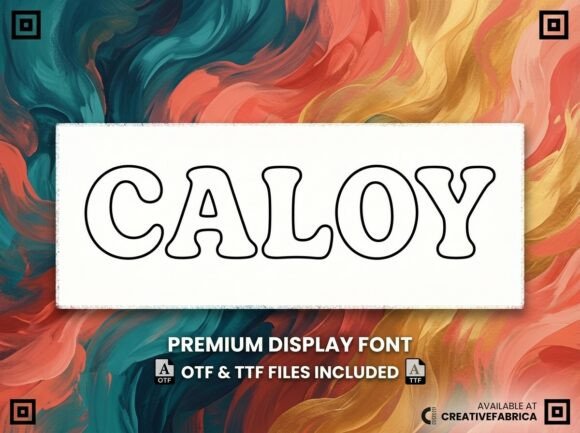 Caloy Typeface: Organic Display Fonts for Digital Branding