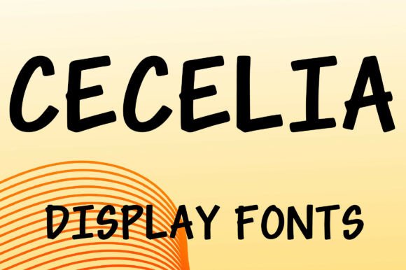 Cecelia Display Font for Playful Campaign Headlines