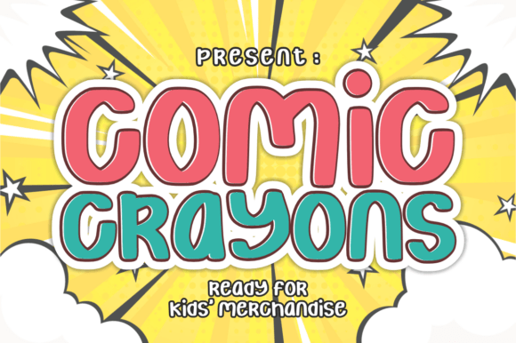 Comic Crayons Typeface Review for Playful Branding