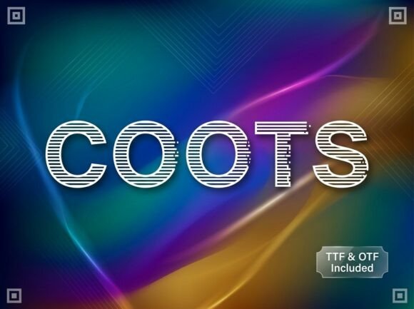 Coots: The High-Tech Display Typeface for Bold Digital Brands