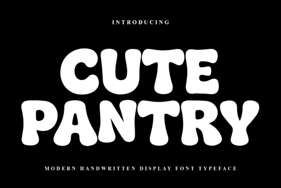 Cute Pantry: A Festive Display Font for Holiday Editorial Design