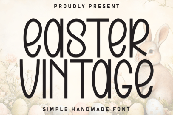 Easter Vintage Typeface for Whimsical Brand Identity