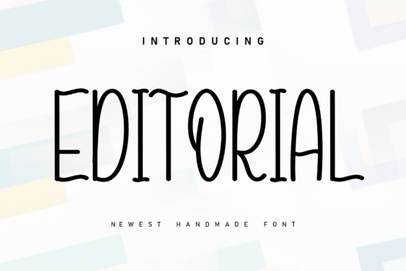 Editorial: A Handwritten Display Font for Authentic Branding