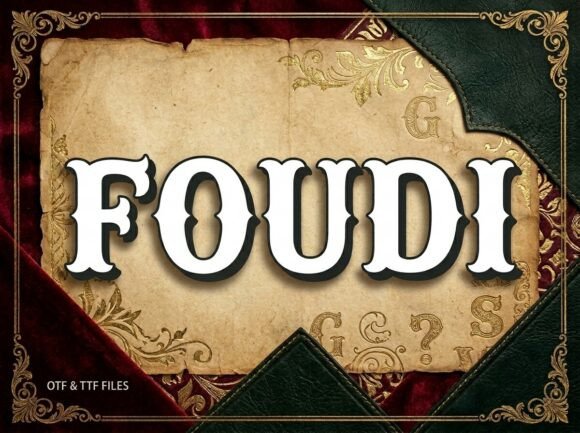 Foudi Display Typeface Review for Editorial Design