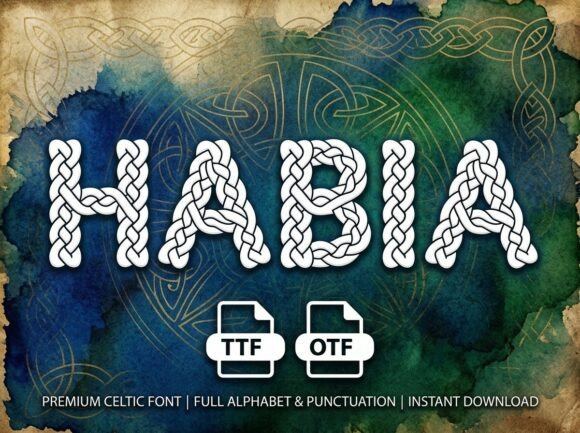 Habia Display Typeface for Modern Digital Branding