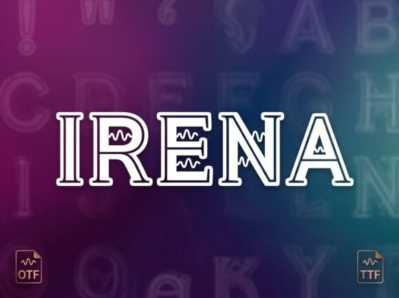 Irena Display Font Review for Boutique Branding
