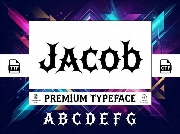 Jacob Typeface Review: Bold Medieval Display Fonts for High-Impact Campaigns