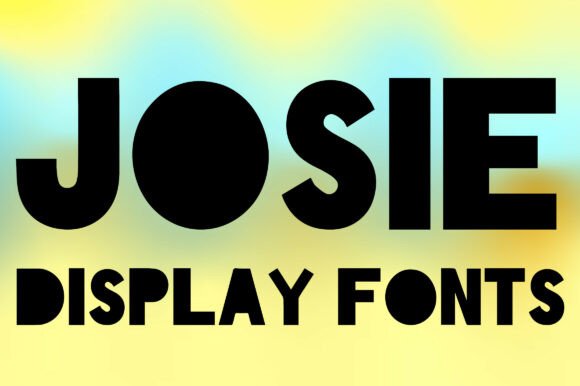 Josie Display Font for Bold Web Headlines