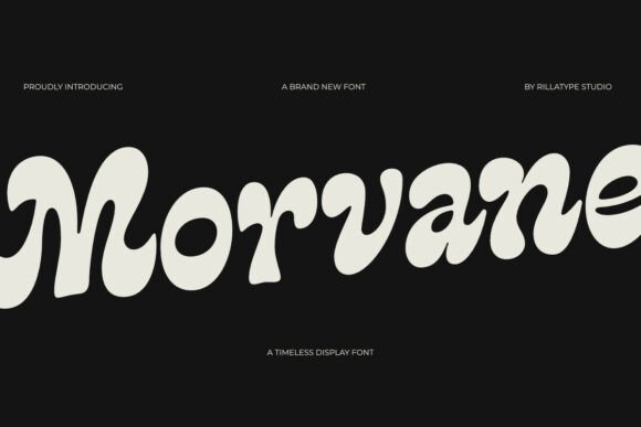 Morvane Display Typeface Review for Editorial Design
