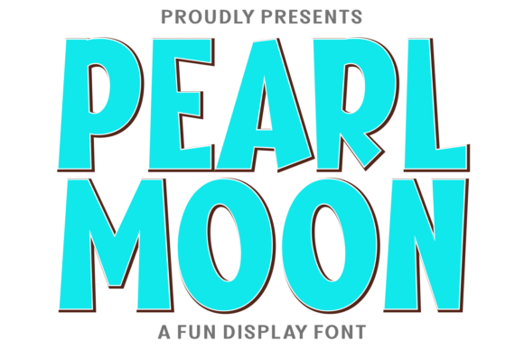 Pearl Moon Typeface: Retro Display Fonts for Campaign Design