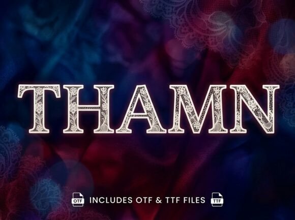 Thamn Display Font for Bold Brand Identity