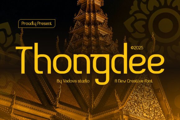 Thongdee Display Typeface for Modern Web Design