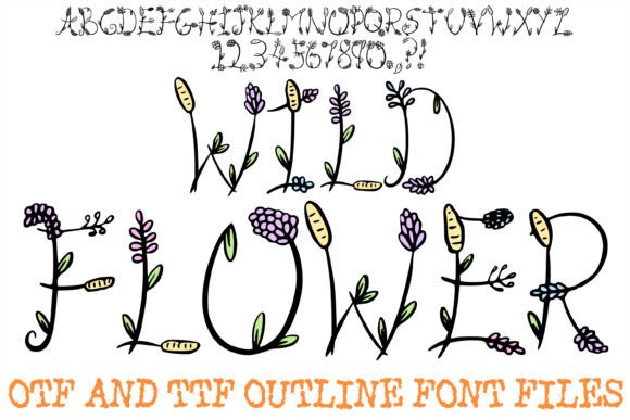 Wildflower Floral Typeface Review for Boutique Branding