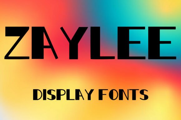 Zaylee: A Bold Display Font for Modern Editorial Design