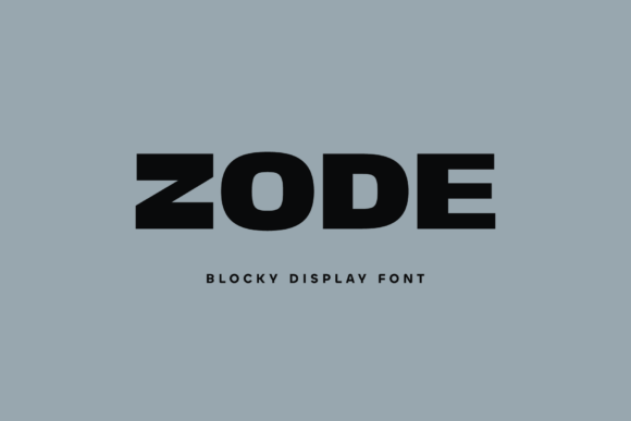 Zode Display Font for Bold Web Headers and Digital Branding